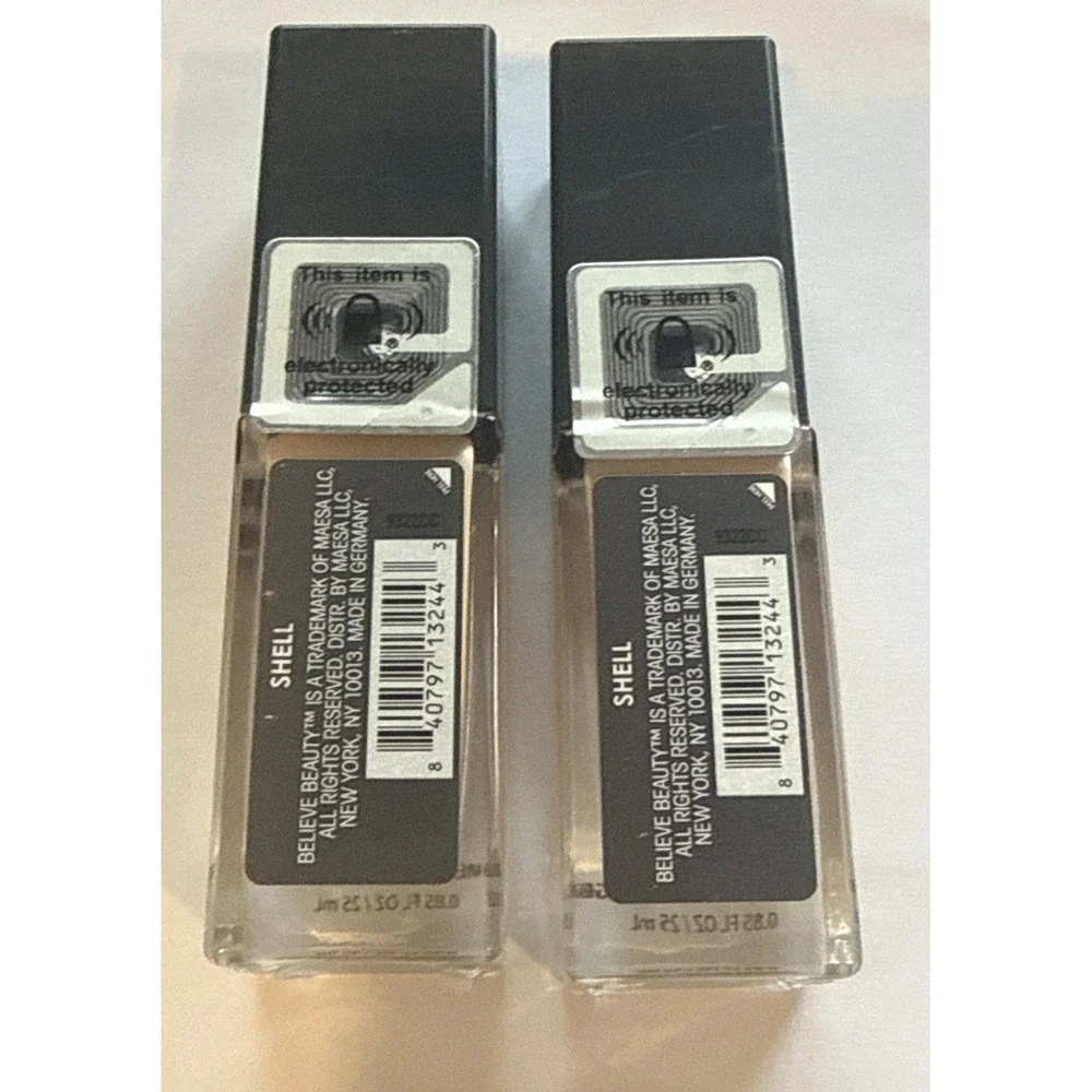2 Believe Beauty Skin Finish Foundation SHELL Liquid Makeup Discontinued